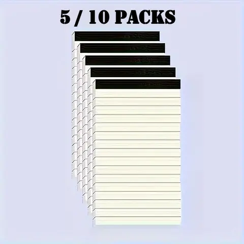 5/10 Pcs A7 Pocket Mini Notebook Loose Leaf Memo Pad Portable Smooth Writing Notepad Non Irritating For Students Daily Record