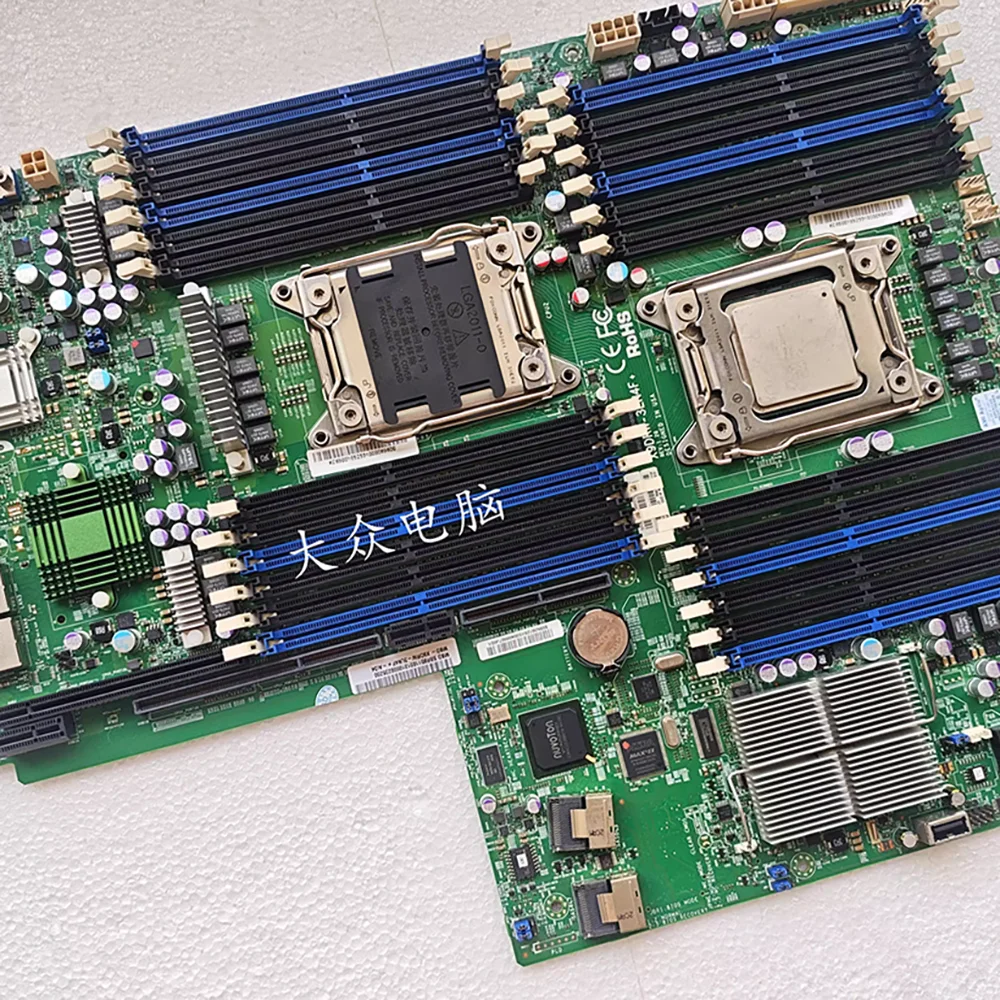 For Supermicro Server Motherboard DDR3 LGA2011 X9DRW-3LN4F+