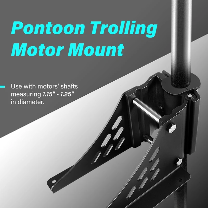 Universal Trolling Motor Deck Mount Bracket for Newport Vessels Pontoon Motor Bracket & Shafts Between 1.15