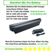 Reention EEL Pro Ebike Battery 36v 48v 10Ah 10.4Ah 12.8Ah 13Ah 14Ah for Himo C20 Magnum Pedal Lightning  Allegro TDL Pro6135