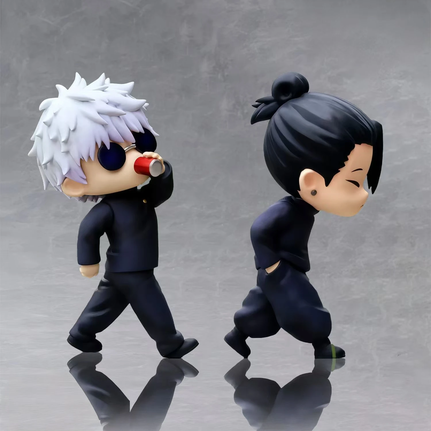 

Cute Anime Jujutsu Kaisen Figure Q Version Sunglasses Suguru Geto Geto Suguru The Strongest Duo Action Figure Decorate Toy Gift