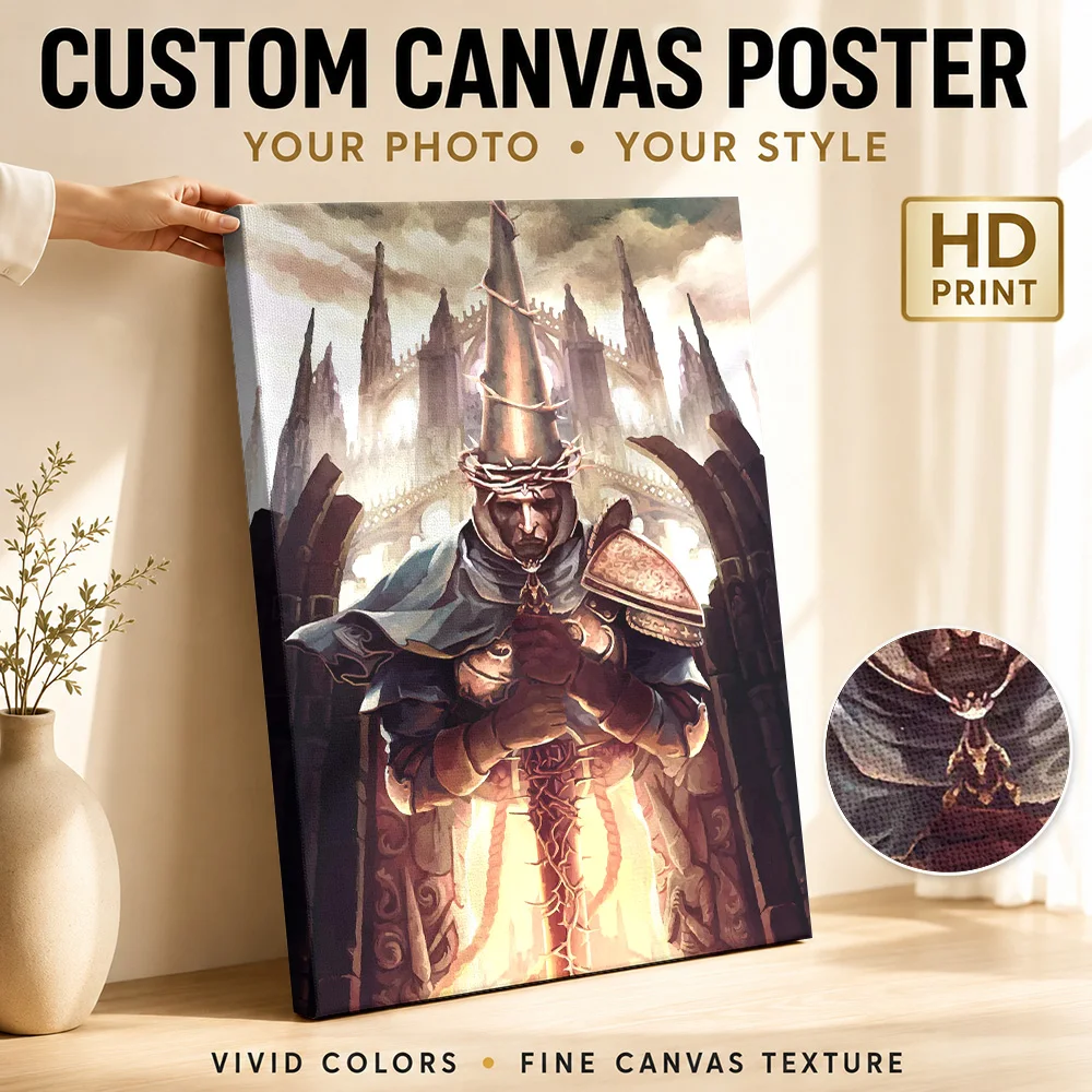 Póster impreso en lienzo BLASPHEMOUS 2, arte de pared estético moderno personalizado para decoración de comedor, listo para colgar, regalo de inauguración de casa