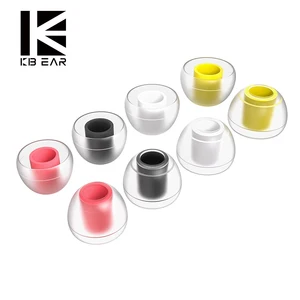 KBEAR 07 Headphone Pemutakhiran Silikon Ujung Telinga 1 Pasang(2 Buah) 5 Pasang (10 buah) Peredam Bising Dengan Ukuran S M M - L Untuk Earphone KBEAR TRI 10 penjualan terbaik nicehck eb2s - №