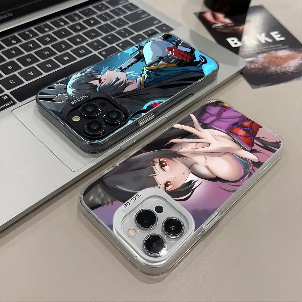 

Zenless Zone Hoshimi Miyabi Phone Case for iPhone 17 16 15 14 13 12 11 X XR XS 8 7 Pro Max Plus Translucent Colour Protective