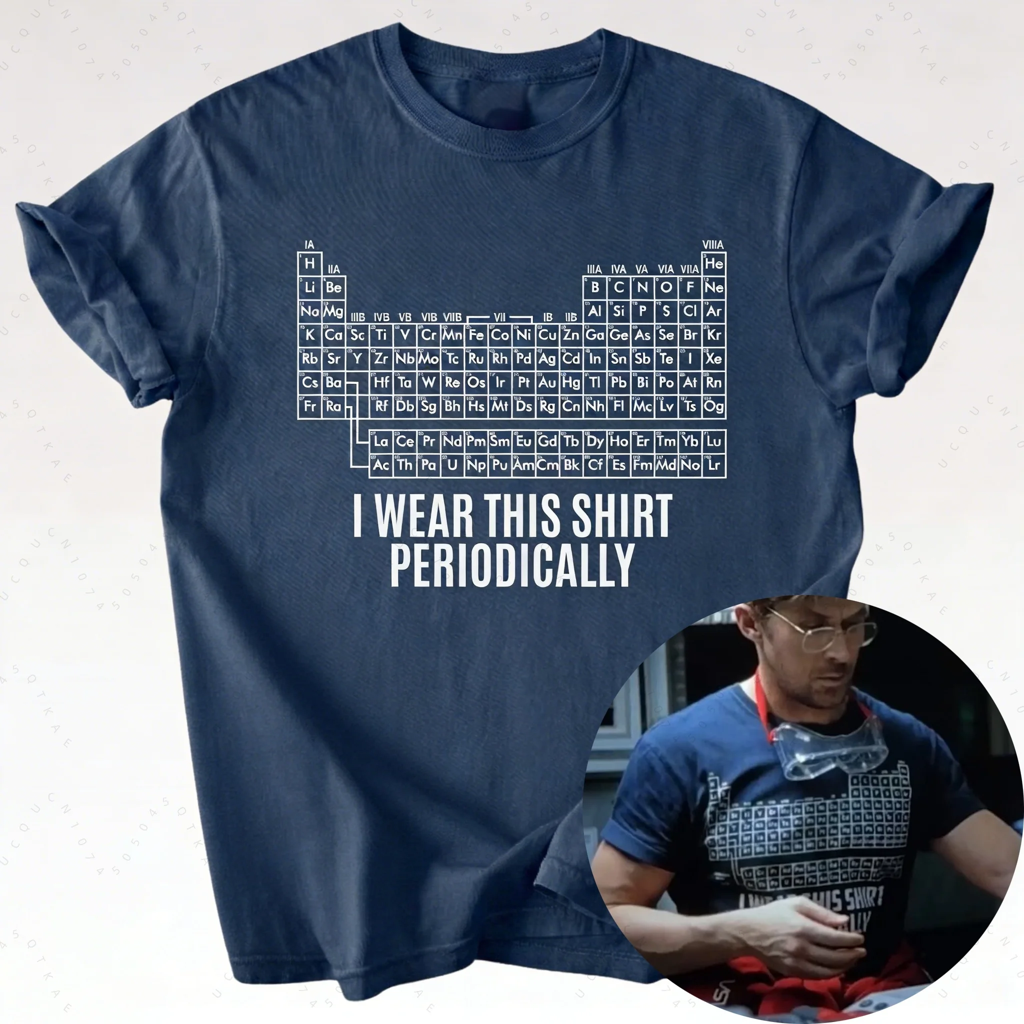 Dr Grace Periodic Table Top Project Hail Mary Jazz Hands I Wear This Tee Periodically Funny Amaze Graphic Men Motorcycle T-Shirt