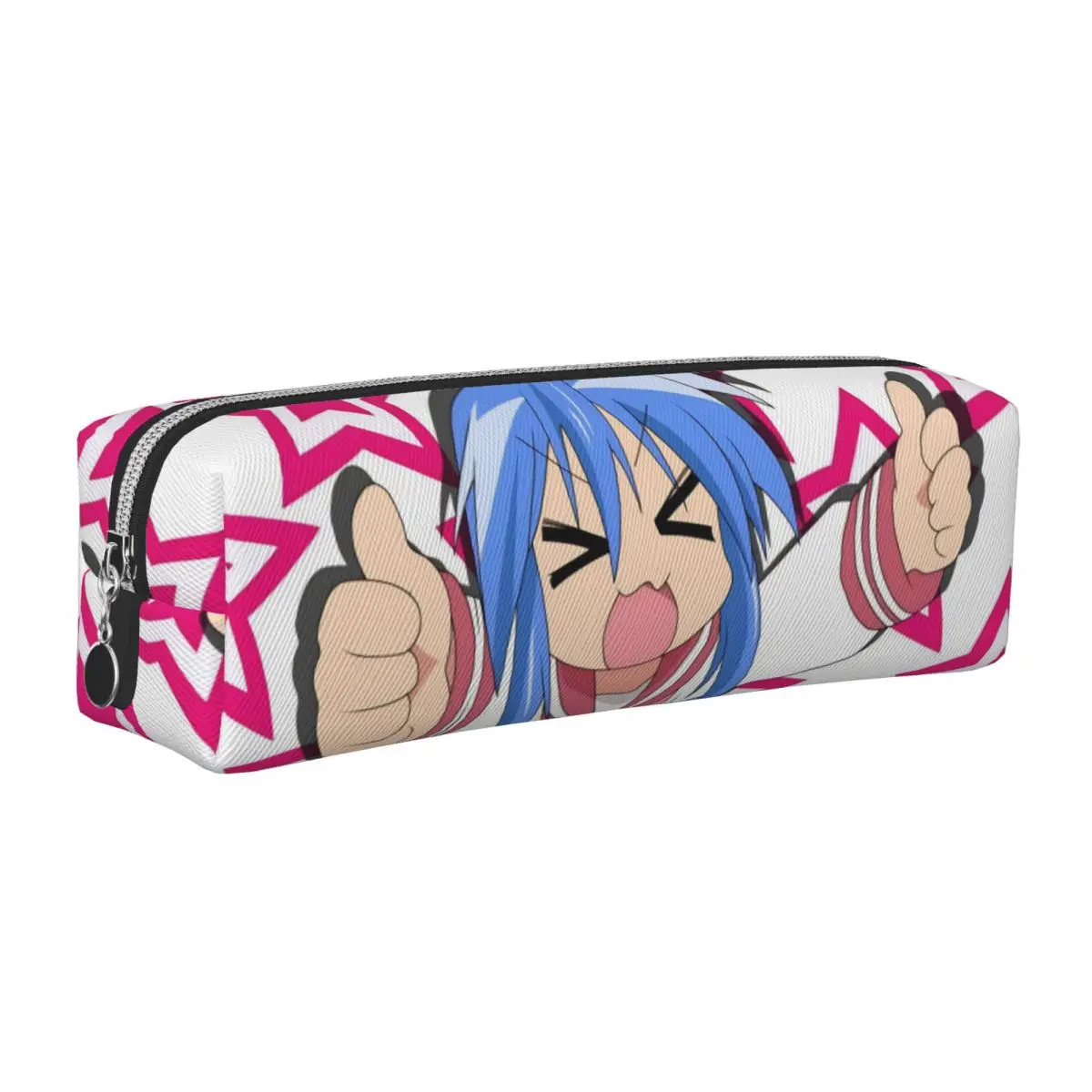 

Новый пенал в стиле аниме для девочек Lucky Star Izumi Konata, пеналы, держатель для ручек для студентов, большая вместительная сумка, офисный подарок, канцелярские принадлежности