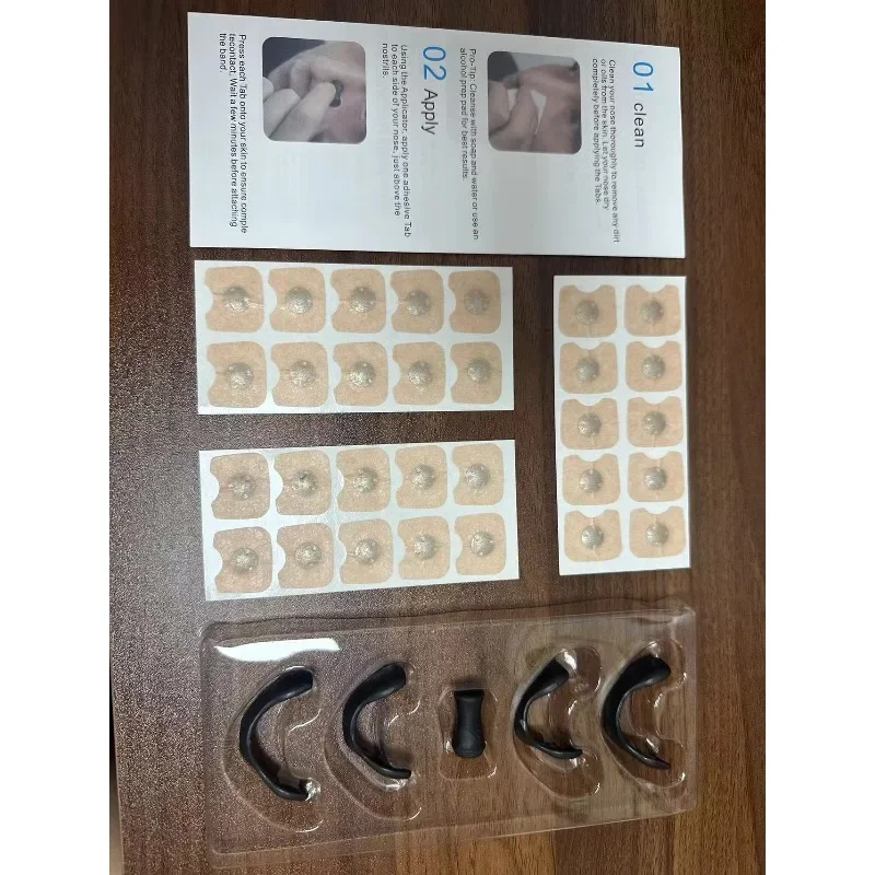 Bande buccale de sommeil Anti-ronflement, Kit de démarrage de dilatateurs de respiration nasale pour le nez, améliore la qualité du sommeil, Solution contre le ronflement pour hommes