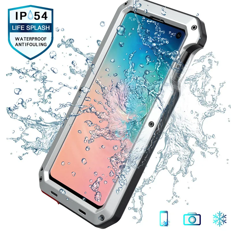 Luxury Doom Armor Case For Samsung Galaxy S10E Metal Cases S23 Plus Shockproof  Full Protective Rugged Military Protection Funda