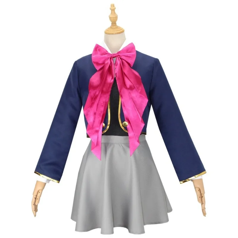 Nowe Anime Oshi No Ko Kana Arima przebranie na karnawał peruka kurtka spódnica jednolity strój B-Komachi Aqua Ruby impreza z okazji Halloween dla kobiet — zdjęcie 5