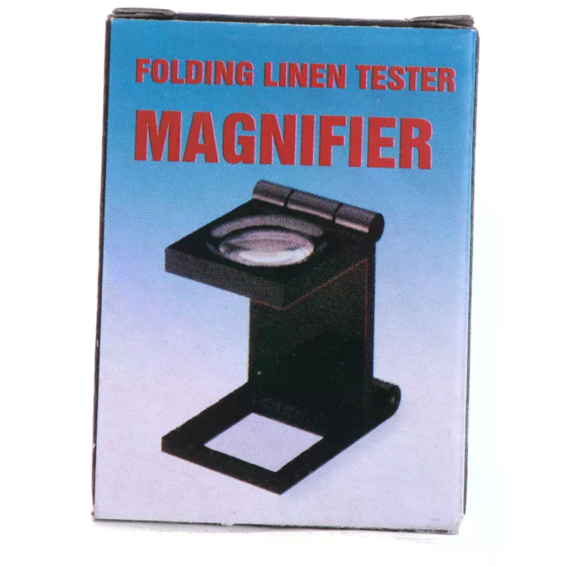 One Or 2pcs 10X 28mm Acrylic Lens Folding Magnifier Stand Loupe With Scale For Textile Optical Glass Tool