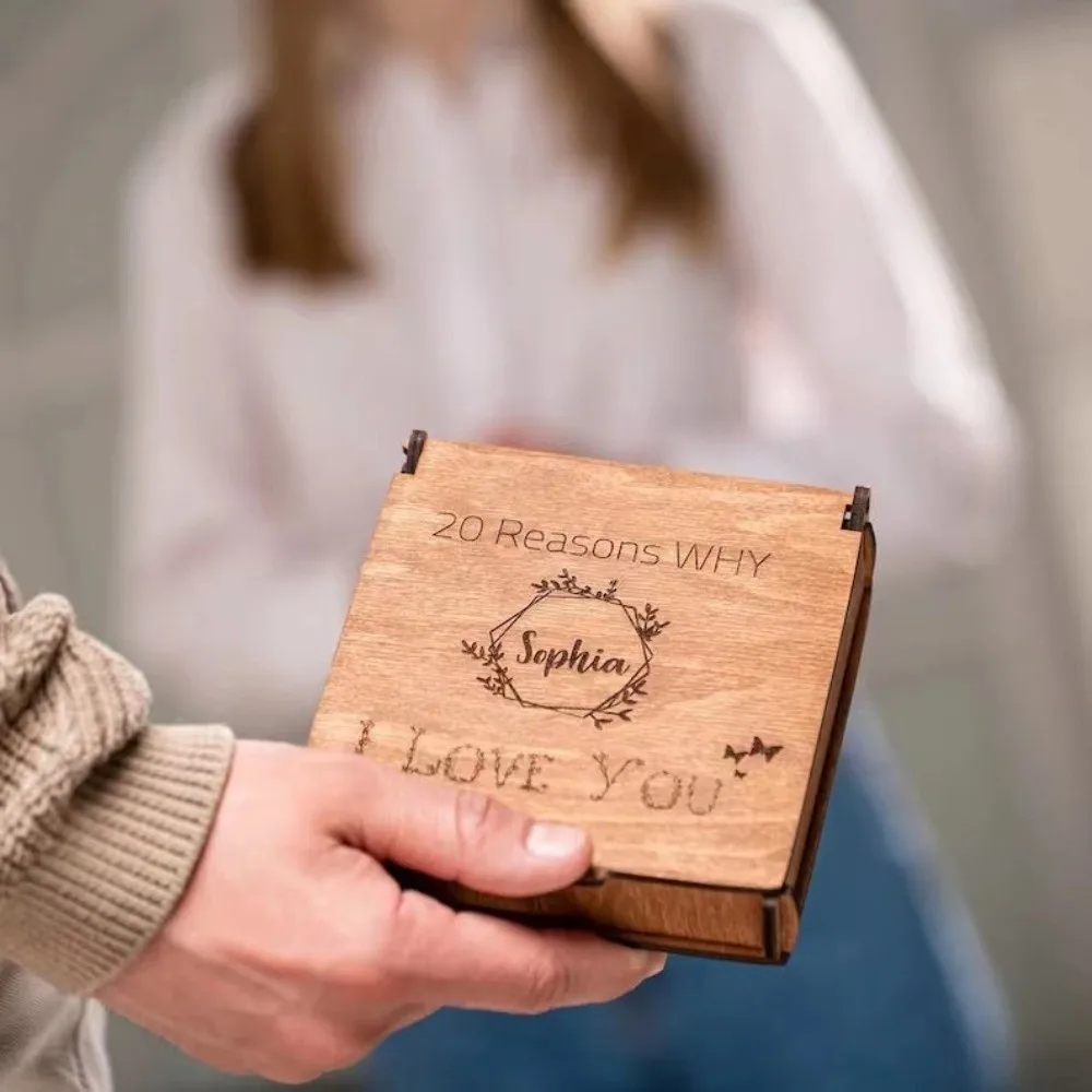 Wooden Material Wooden Heart Puzzle Interactive Design Heart Shape Heart Puzzle Box Puzzle Box Style Romantic Gift Puzzle