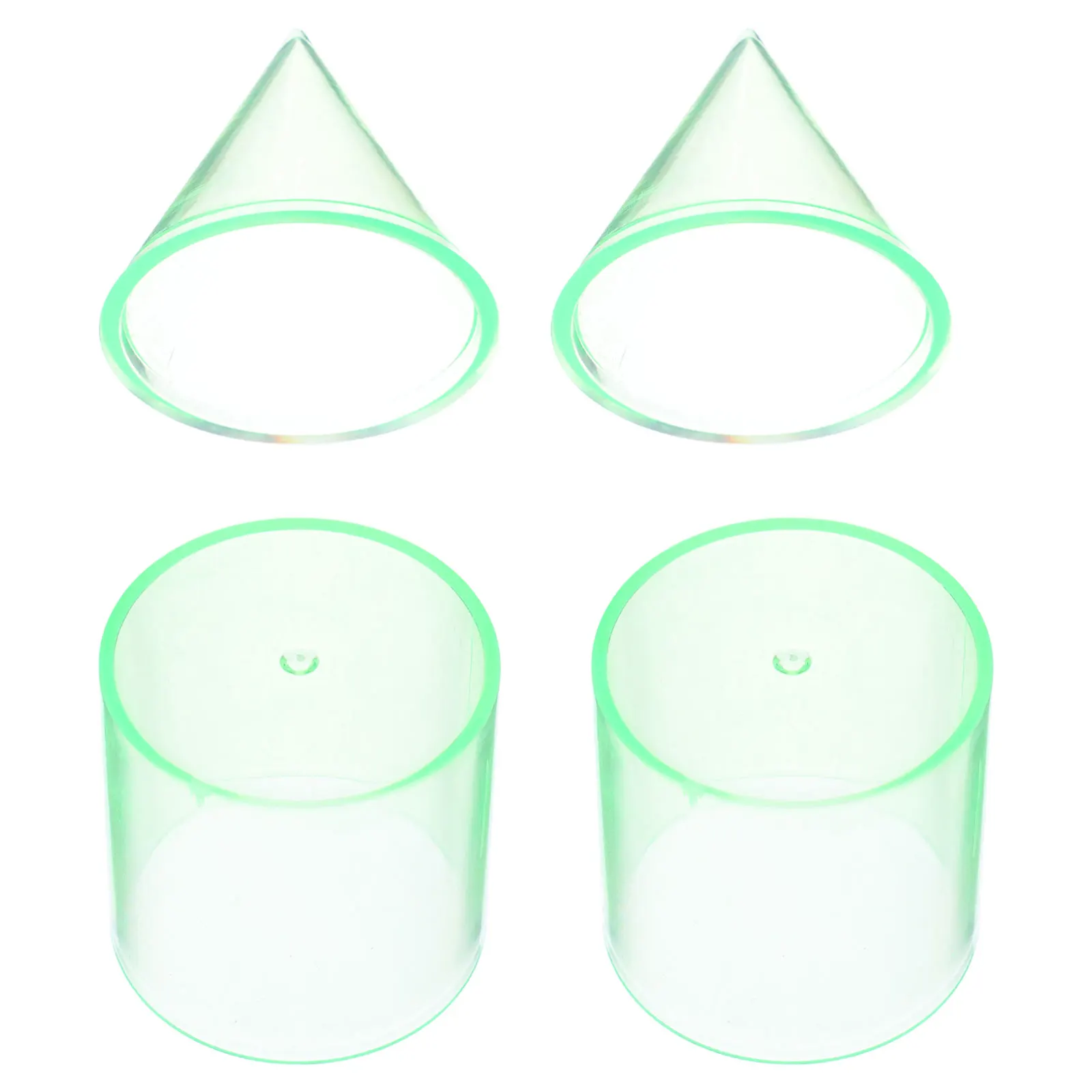 

2 Sets Geometric Models Math Learning Aid Volume Ratio Teaching Materials for Cylinder Cone Volume Calculation Use