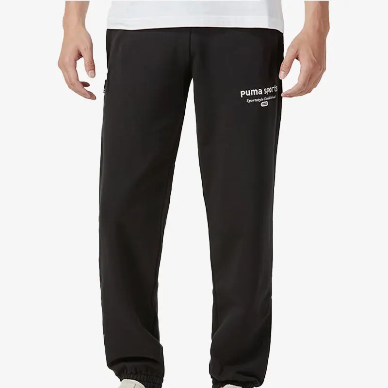 

Puma genuine 2023 new men's casual lace up outdoor knitted pants 623419-01