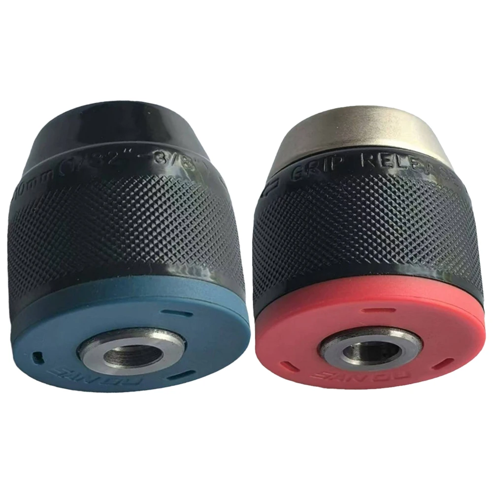 

Heavy Duty 10mm Ratcheting Self Locking Drill Chuck Perfect for Accurate Drilling in Woodworking and Construction Projects