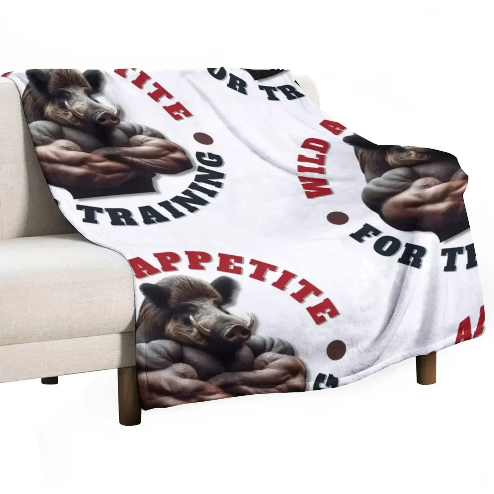 Wild appetite for training Throw Blanket Luxury Designer Sofa Quilt Soft Beds Soft Plush Plaid Thin Luxury Brand Blankets