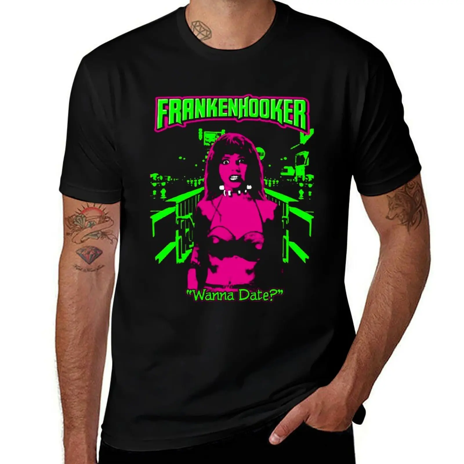 

Frankenhooker T-Shirt tops oversized graphic t shirt vintage sublime T-shirts for men cotton