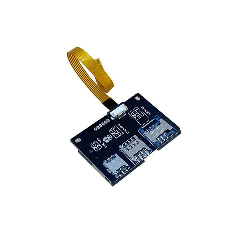 Herramienta de activación de tarjeta IC de teléfono 4 en 1, convertidor de tarjeta Micro SIM, adaptador de extensión de tarjeta Nano SIM FPC, línea de Cable Flexible de 5/15cm