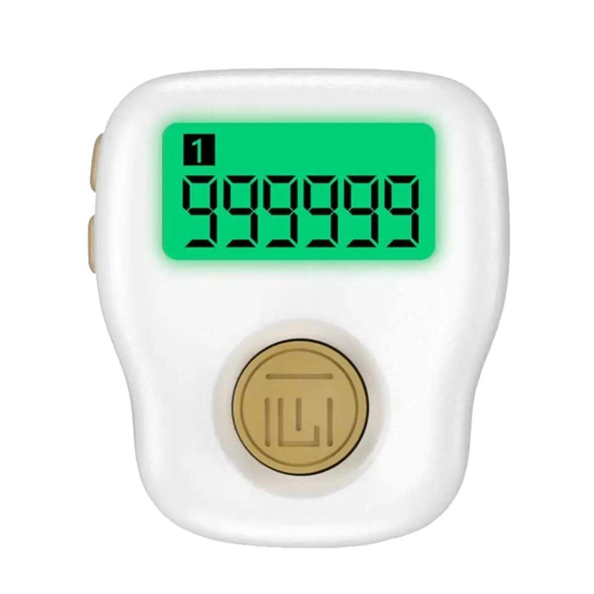 Eco-friendly Silent Finger Counter 6 Channels Digital Tasbih Tally Clicker Pray Rechargeable Night Glow