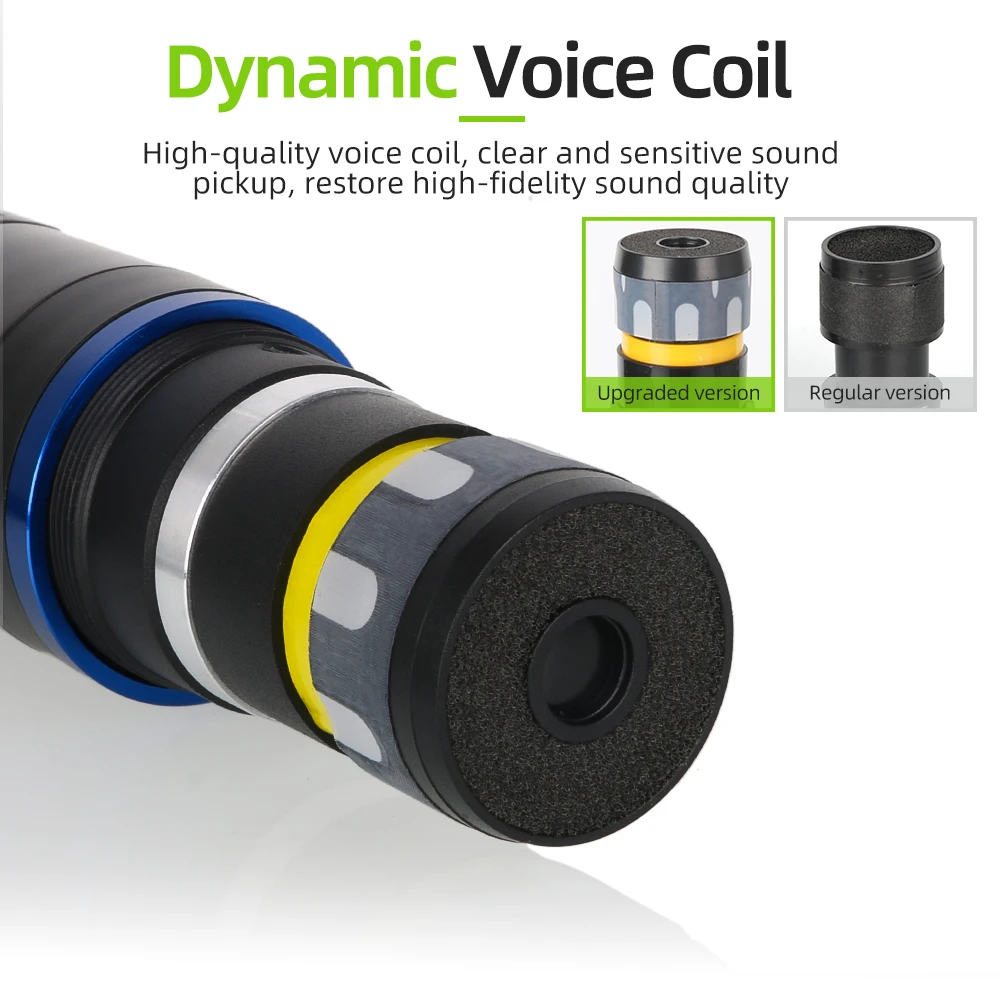 ميكروفون لاسلكي احترافي بقناتين UHF لعام 2025 لمكبر صوت الفيديو عالي الدقة وميكروفون عالمي أصلي/مايك بانغ فيديوك #4