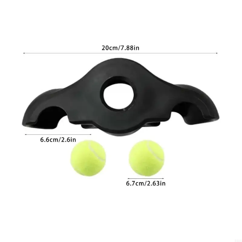 Tennis Balls Foot Pads Indoor Cycling Feet Adapters Plate Feet Shock Absorption Tennis Balls Foot Pads