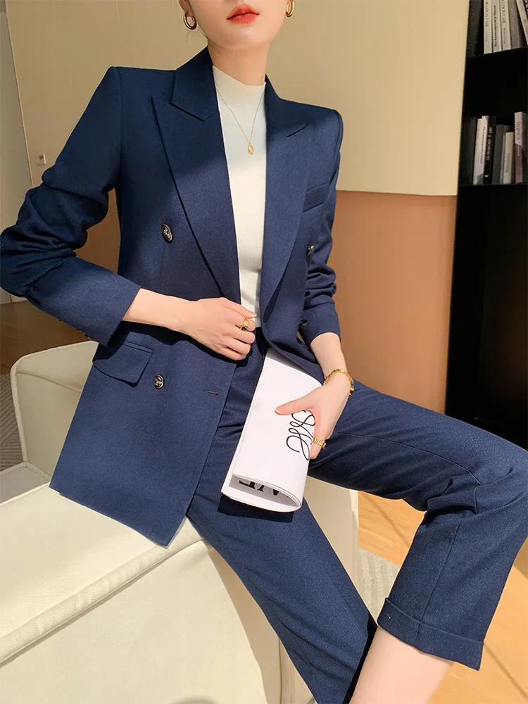 

Женский костюм Briti Sle Profional, осенне-зимний модный комплект Ele Lady Emperor, уличная одежда, длинный свеч на пуговицах