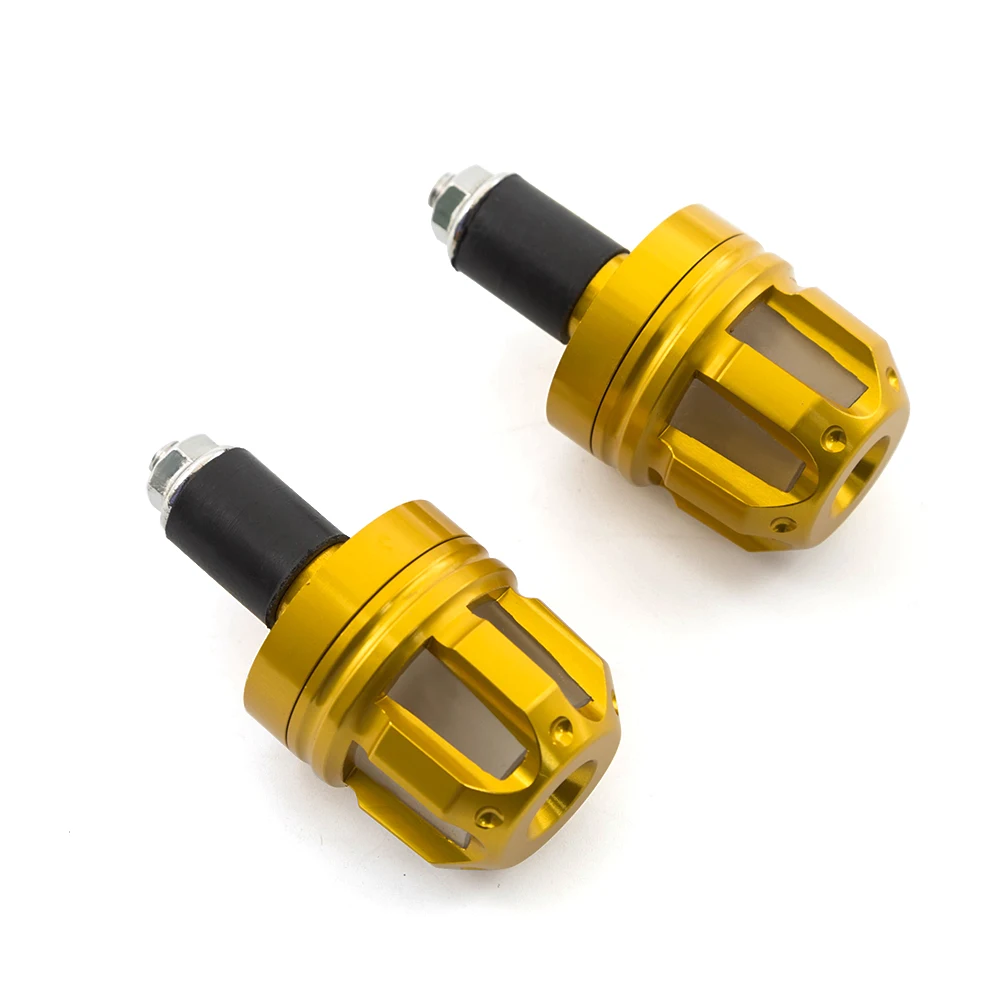 22mm Motorcycle Handlebar Bar Ends Grips Counterweight Plug Slider For Suzuki GSXR 600 750 1000 K1 K2 K3 K4 K5 K6 7/8" bar ends view 5