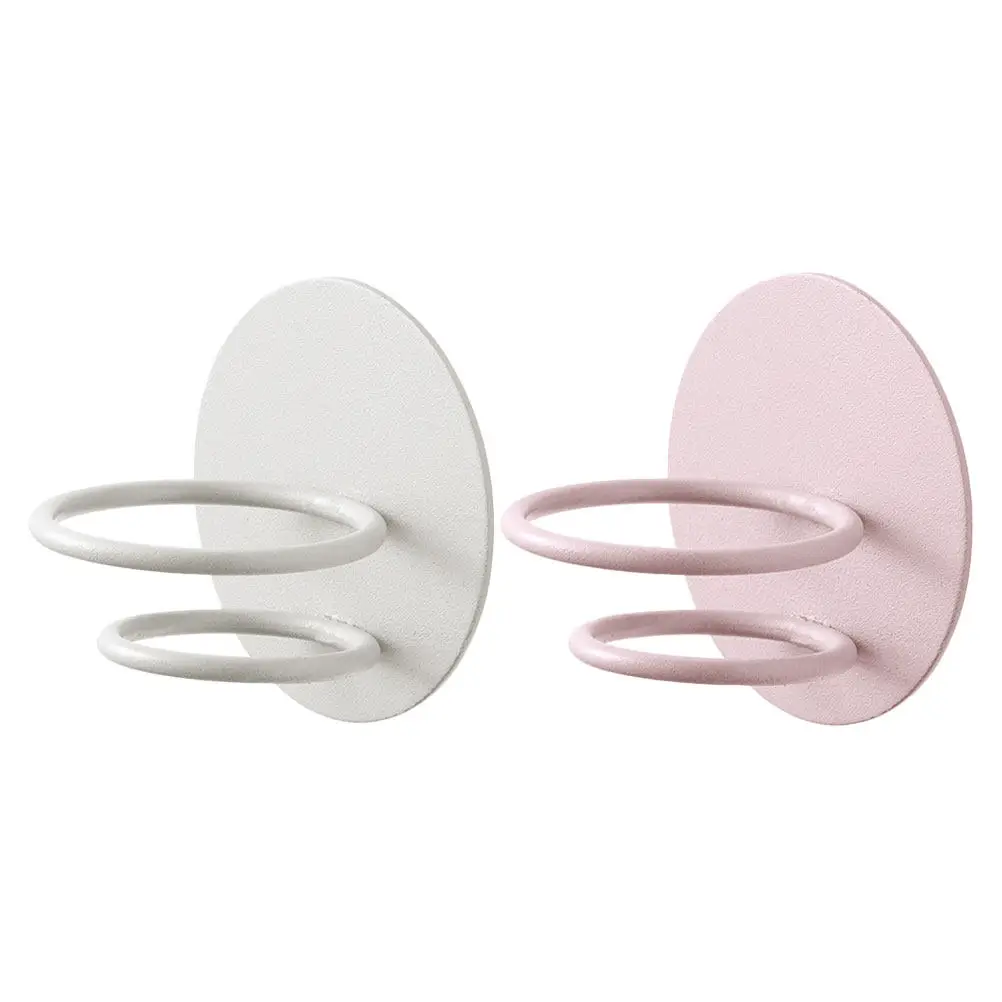 2Pcs Wall Mounted Makeup Egg Rack Carbon Steel Nail Free Sponge Egg Storage Holder for Bathroom Bedroom Closet Door Space Saving view 4