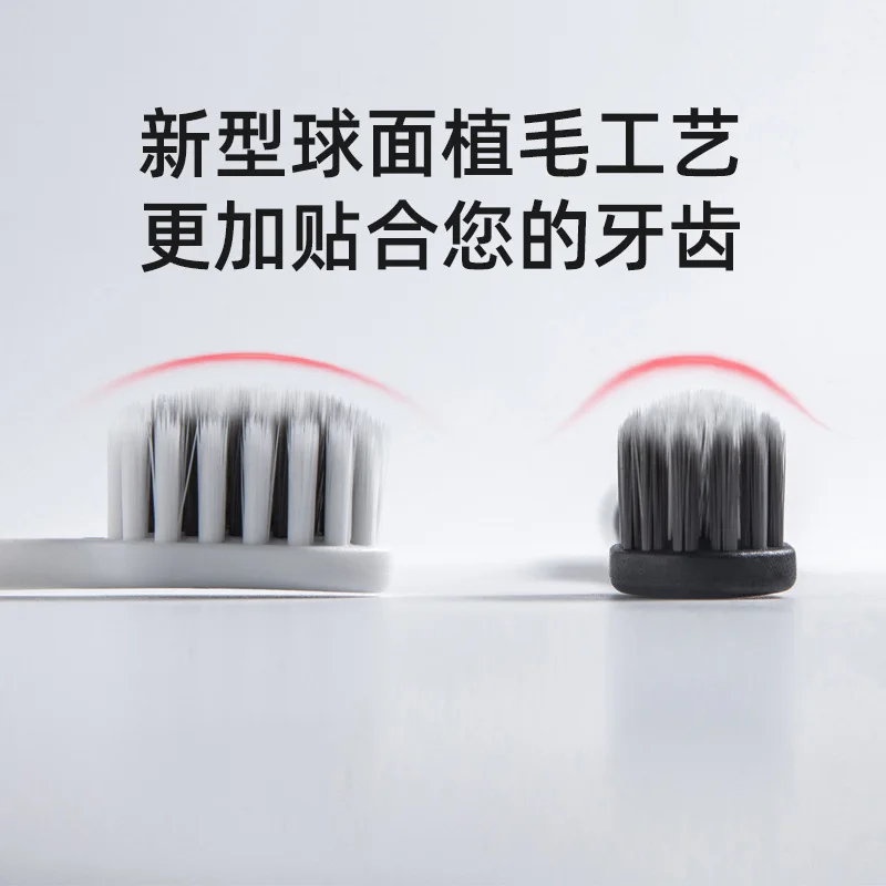Soft wool high-end household spherical silver-plated bamboo charcoal wide head individually packaged