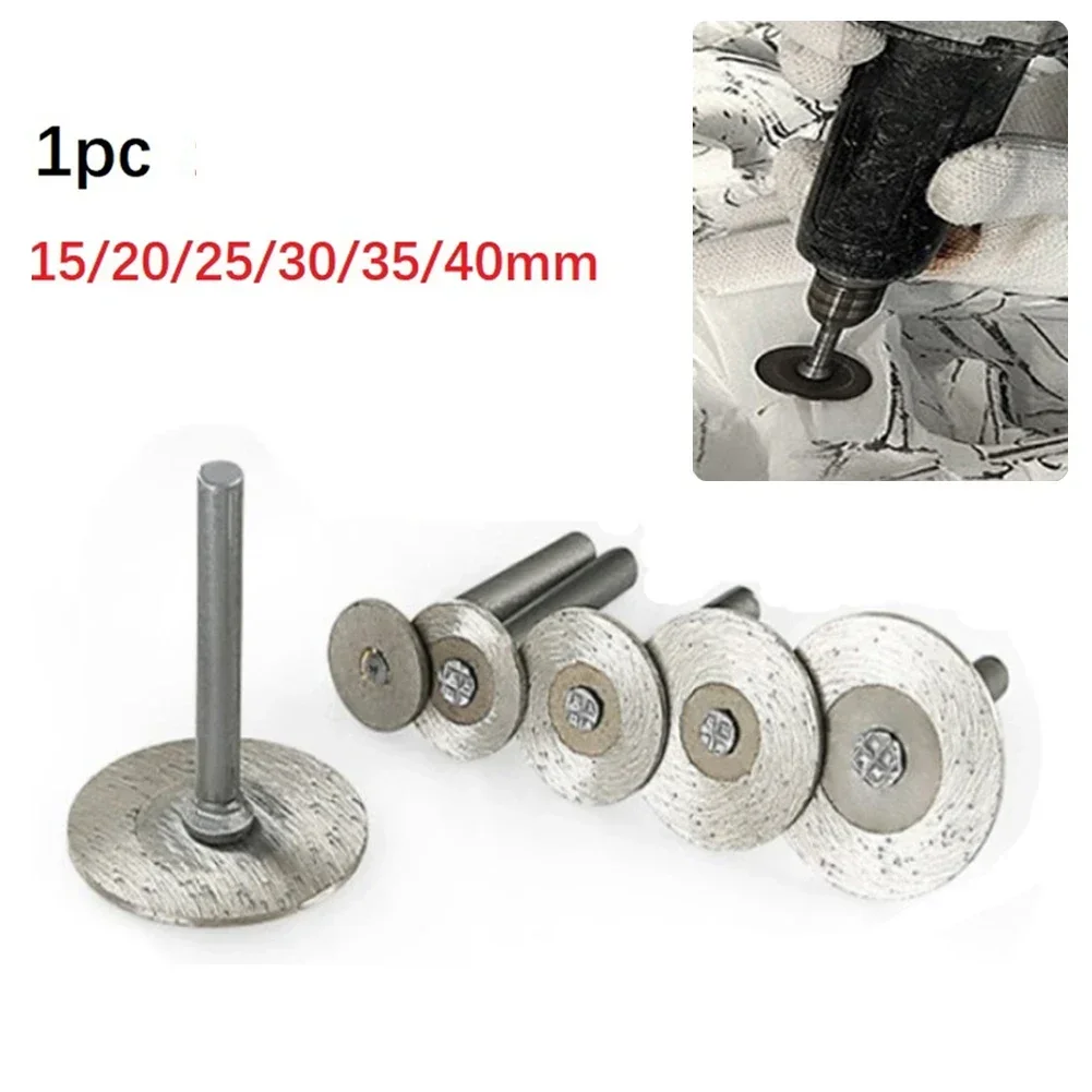 6mm Shank Circular Saw Blade 15/20/25/30/35/40mm Diamond Cutting Wheel Disc With Mandrels For Wood Metal Stone Rotary Tool Parts