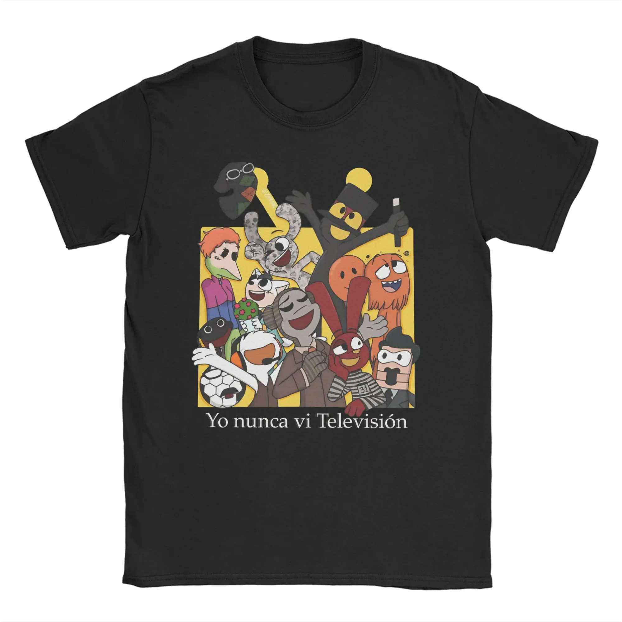 

Men Women's T-Shirt I Never Watched Television Leisure Cotton Tee Shirt 31 Minutos Comedy T Shirts O Neck Clothing Printed