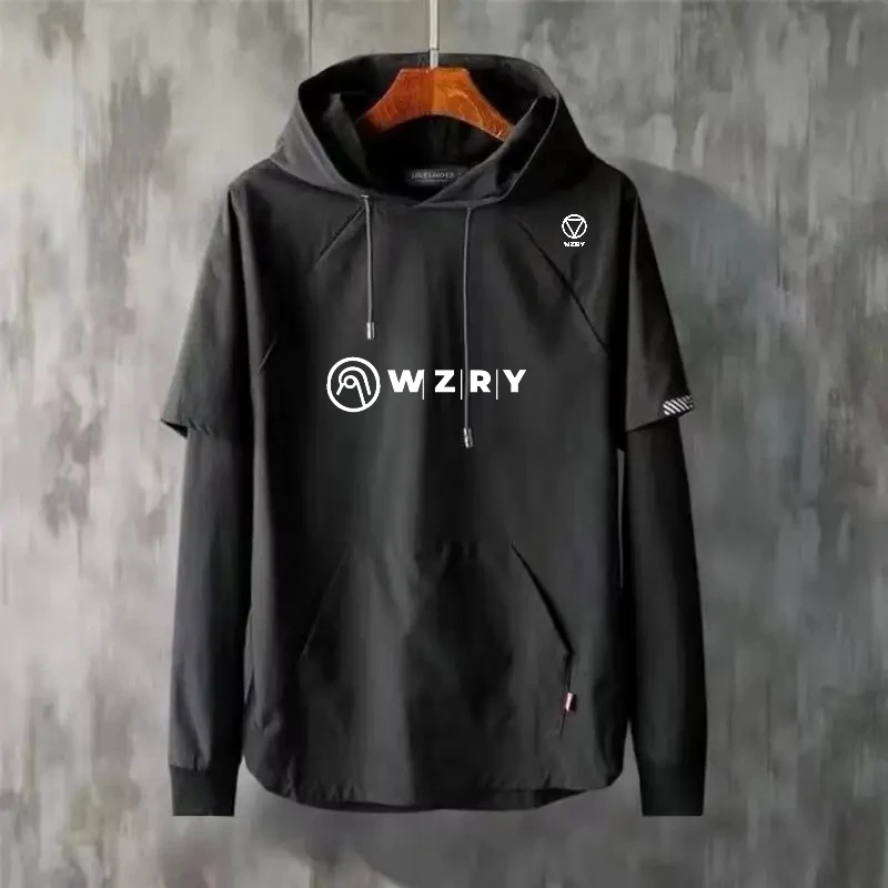 

WZRY Men's Golf Apparel Autumn Men's Long Sleeve T-shirt Men's Top Sports Men's Luxury Jewelry Jacket Hooded Top