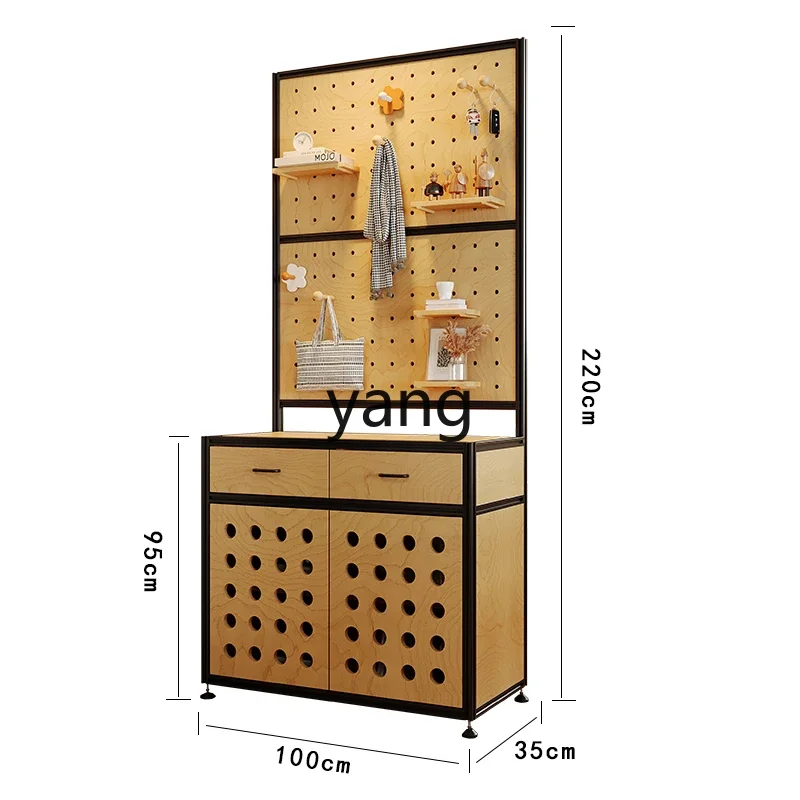 

Lmm medieval screen hole board cabinet, entrance cabinet, storage cabinet