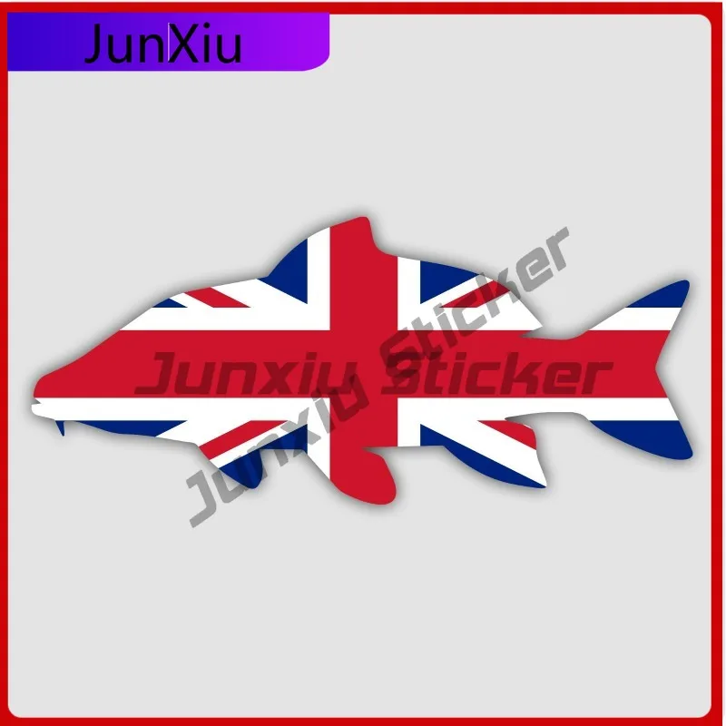 

GB FISH STICKERS Anime Laptop Anti Scratch Sticker FISHING ANGLING SELF ADHESIVE VINYL DECAL Anti Scratch Funny Waterproof