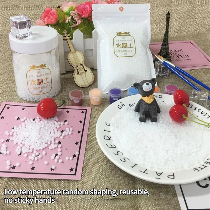 500g/1000g Moldable Clay DIY Free Resin Flip Mold Plastic Artifacts Repair Low Temperature Moldable Crystal Clay Toys