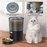 Automatic Pet Feeder 4L Automatic Cat Food Dispenser Smart Control Bug and Snag Resistant Cat Dog Timer Feeder