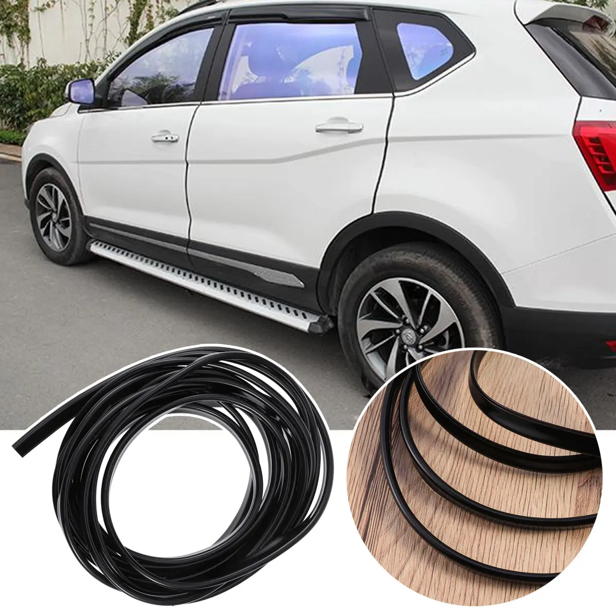 

Car Door Anti-Collision Strips Bumper Guard Edge Protector Scratch Resistant Universal Fit Auto Accessories For Door Edge