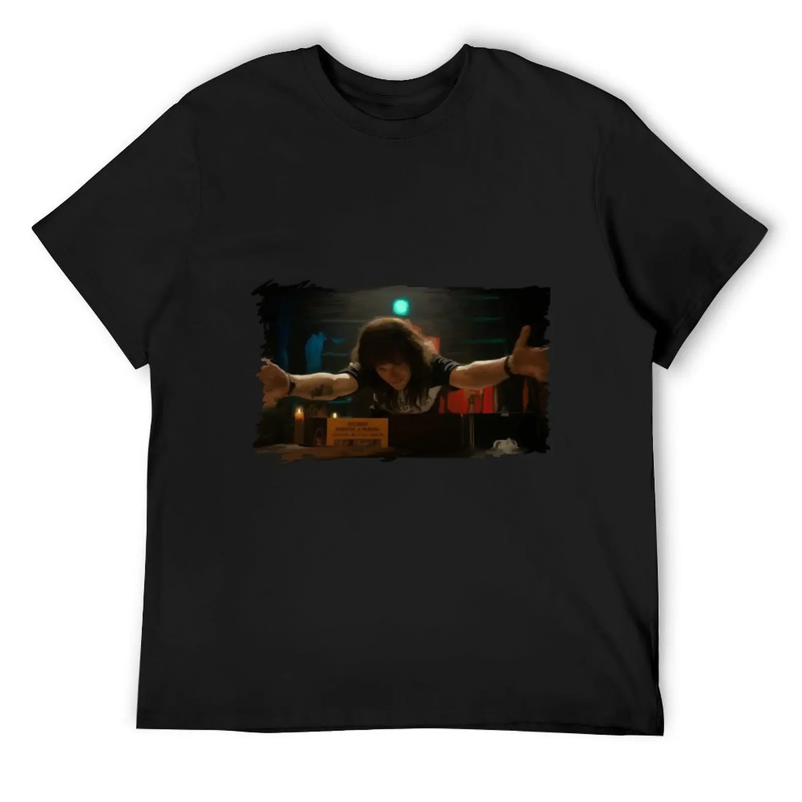 

Eddie Munson Watercolor T-Shirt vintage clothes graphic tee shirt clothes tops sweat shirts, men