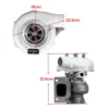 GT3037 GT3076 T3.82 A/R Turbo/Turbolader Kompressor GT30Boost Bis zu 500 PS 2