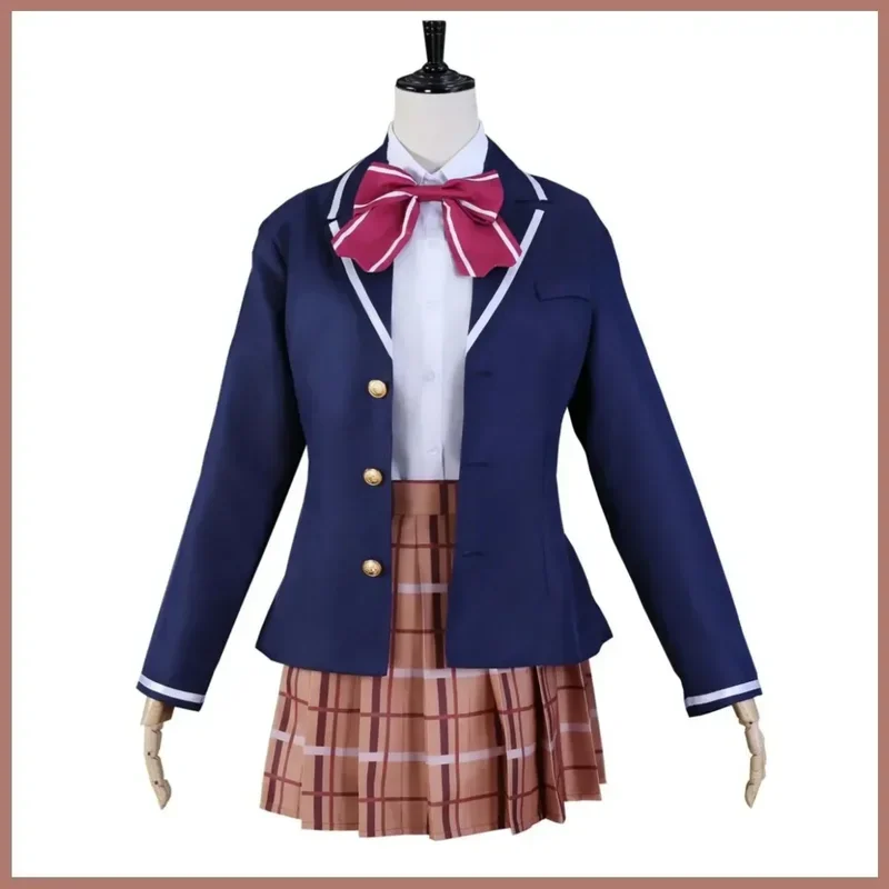 FC6Anime The Angel Next Door Spoils Me Rotten Shiina Mahiru Cosplay Costume Wig JK School Uniform Skirt Woman Kawaii Campus@FC8！
