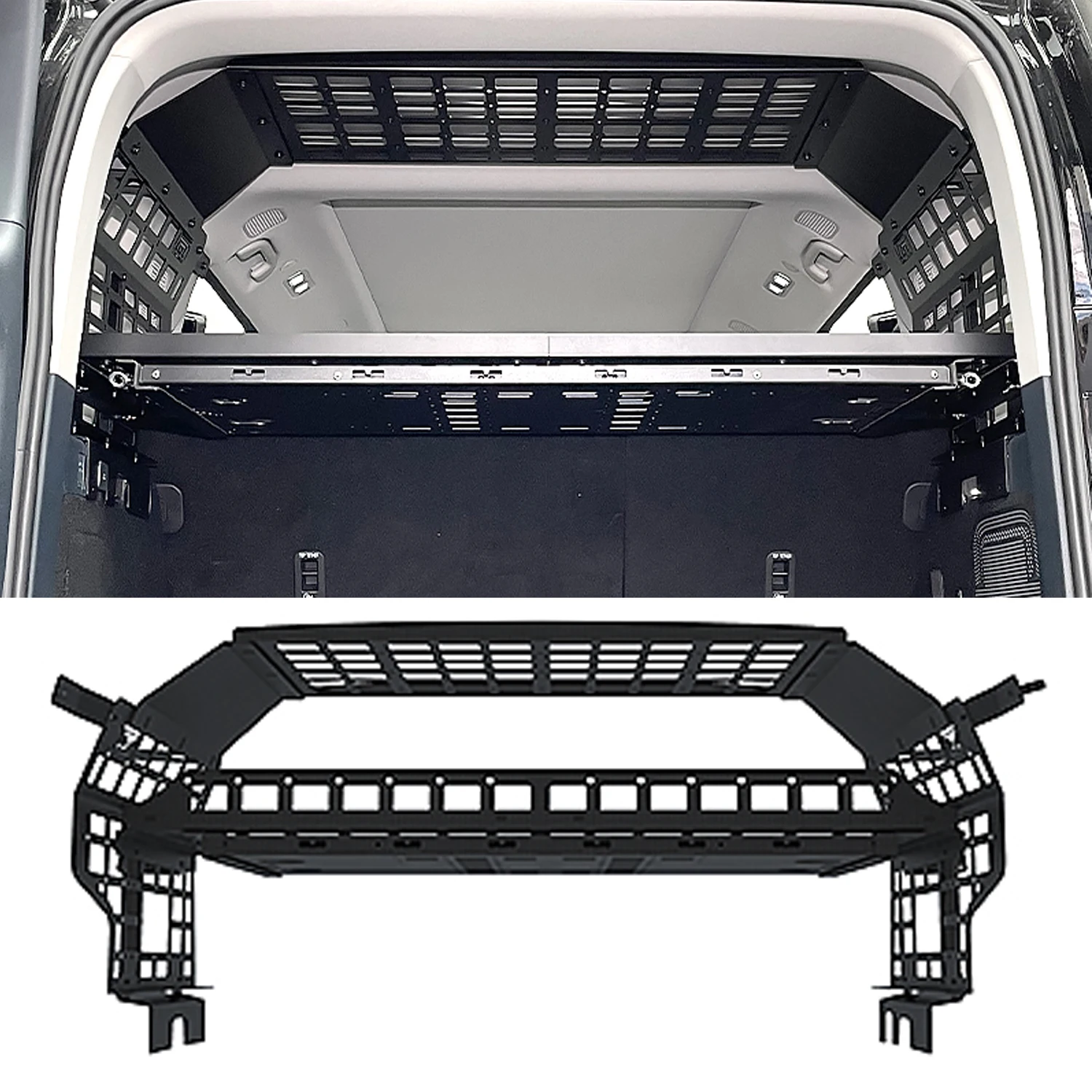 

Для BYD FangChengBao Leopard 5 2024 2025: Модульная панель-полка для хранения, модификация, задний органайзер для багажника, панель Molle