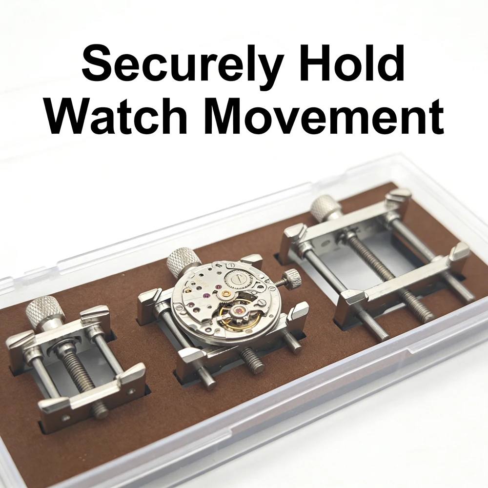 3 in 1 Adjustable Watch Movement Holder 4039 /4040/4041  Large Medium and Small Movement Fixed Seat Watch Repair Tool