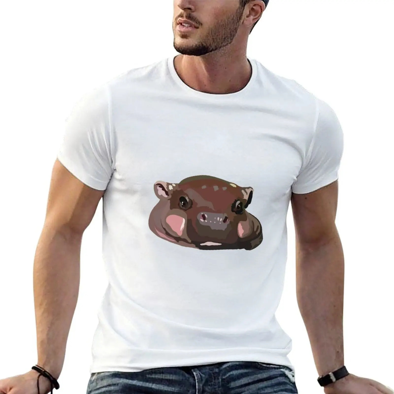 P is for Pygmy Hippo T-Shirt Summer Festival T-Shirt