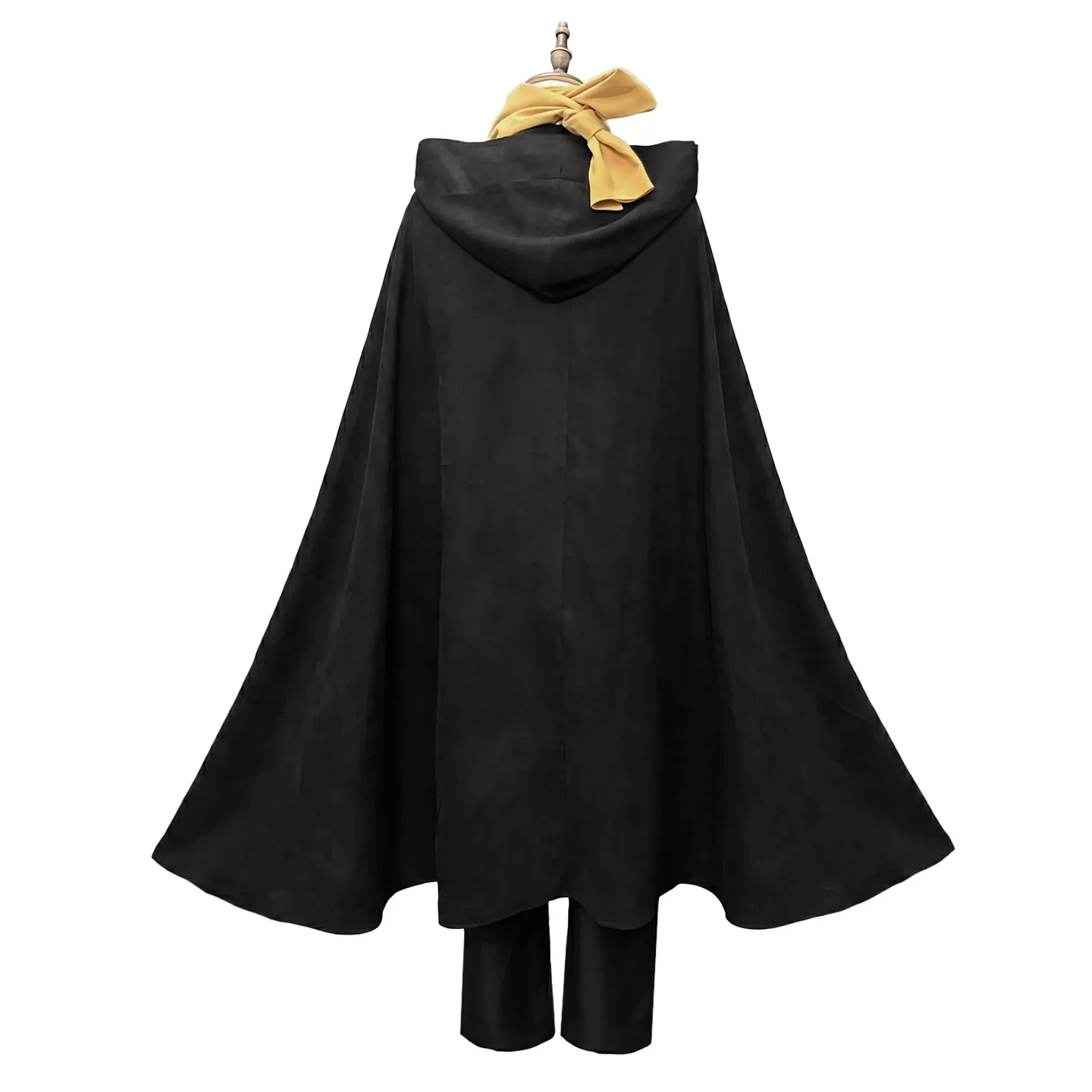 Re:Life in A Different World From Zero Anime Natsuki Subaru Cosplay Costume Black Cloak Green Top Beige Vest wig Set Roleplay view 5