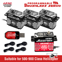 AFRC Professional Helicopter F3C Brushless Servo Kit For ALIGN 800 OXY5 MEG, SAB GOBLIN RAW, 500-900 Class Helicopters Upgrading