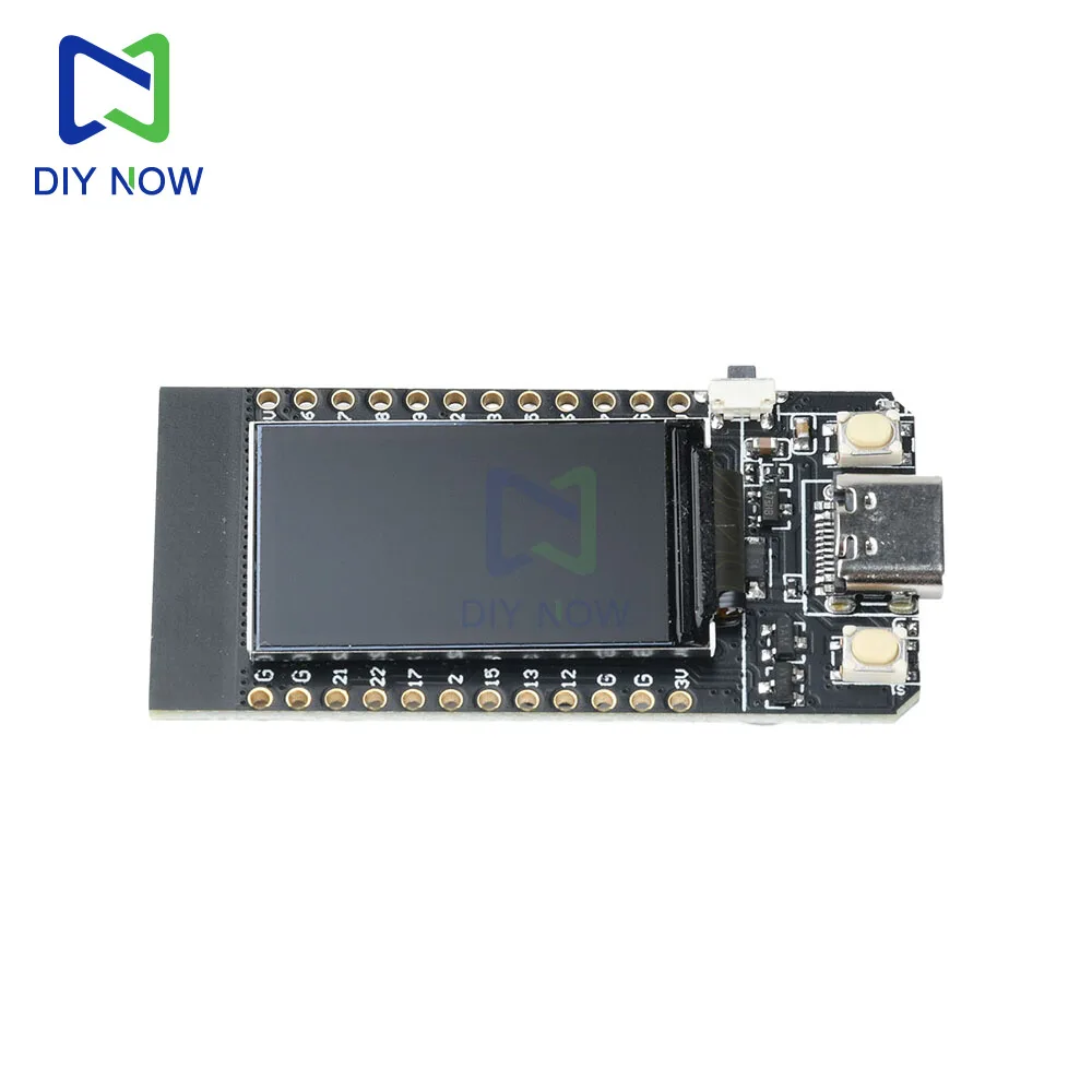 ESP T-Display ESP32 Entwicklungsboard WiFi Bluetooth 1,14 Zoll IPS LCD Wireless Controller Modul CP2104 4 MB für Arduino Typ-C