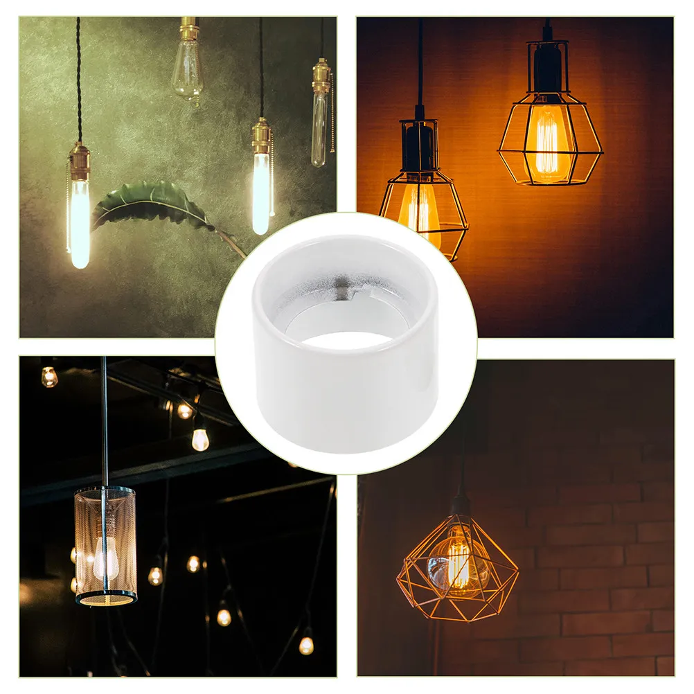 Ceiling Light Cover Replacement Iron Lampshade Ring Metal Shade Holder for Halloween Christmas Decor