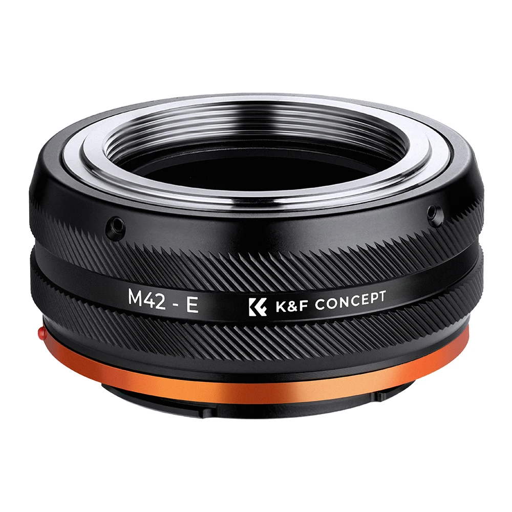 K&F Concept M42-E IV PRO for M42 Mount Lens to Sony E FE Mount Camera Adapter Ring for Sony A6400 A7M3 A7R3 A7M4 A7R4 NEX-F3