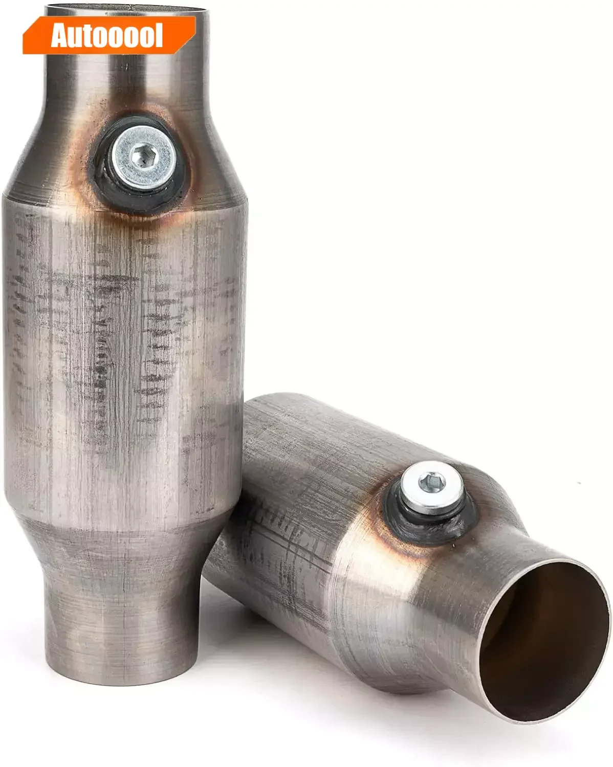 

2'' 2.25'' 2.5'' 3" Universal Catalytic Converter 400 Cells High Flow Muffler Catalyst Converter Euro1 Round Stainless Steel