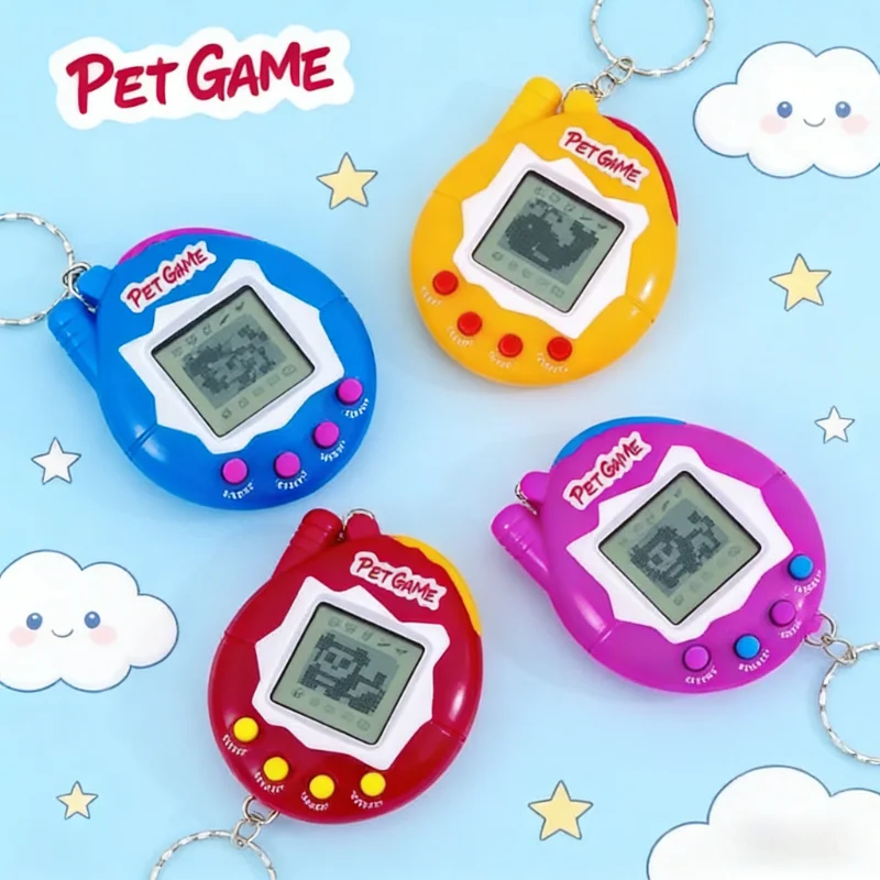 1PC Transparent Electronic Pets Nostalgic 168 Pets In One Virtual Cyber Digital Nostalgic Funny Toys Pixel Funny Play