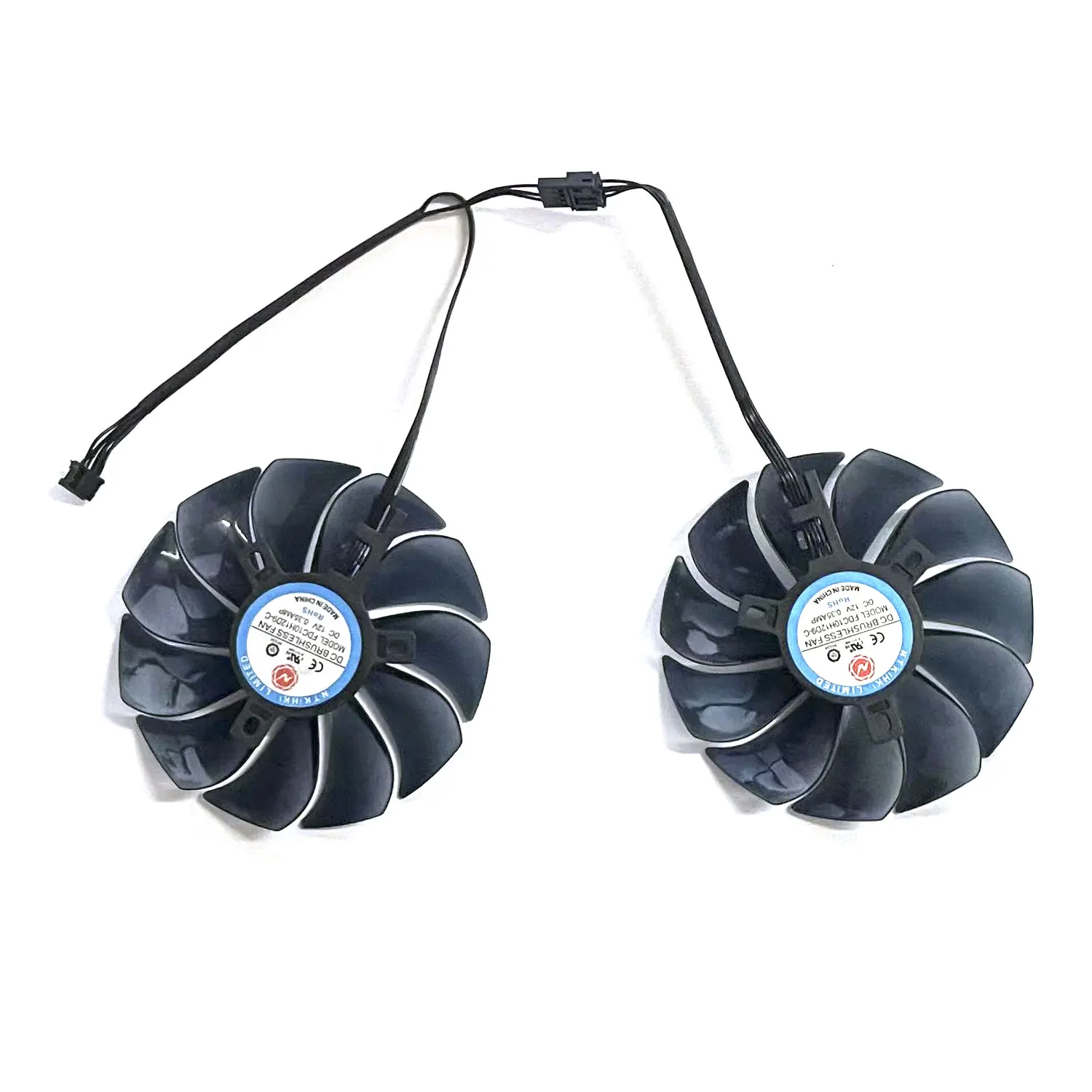 

Вентилятор для видеокарты Sapphire PULSE AMD Radeon RX 6500 XT, замена FDC10H12S9-C FDC9015U12S, 85 мм, 4-контактный, для GPU RX6650XT